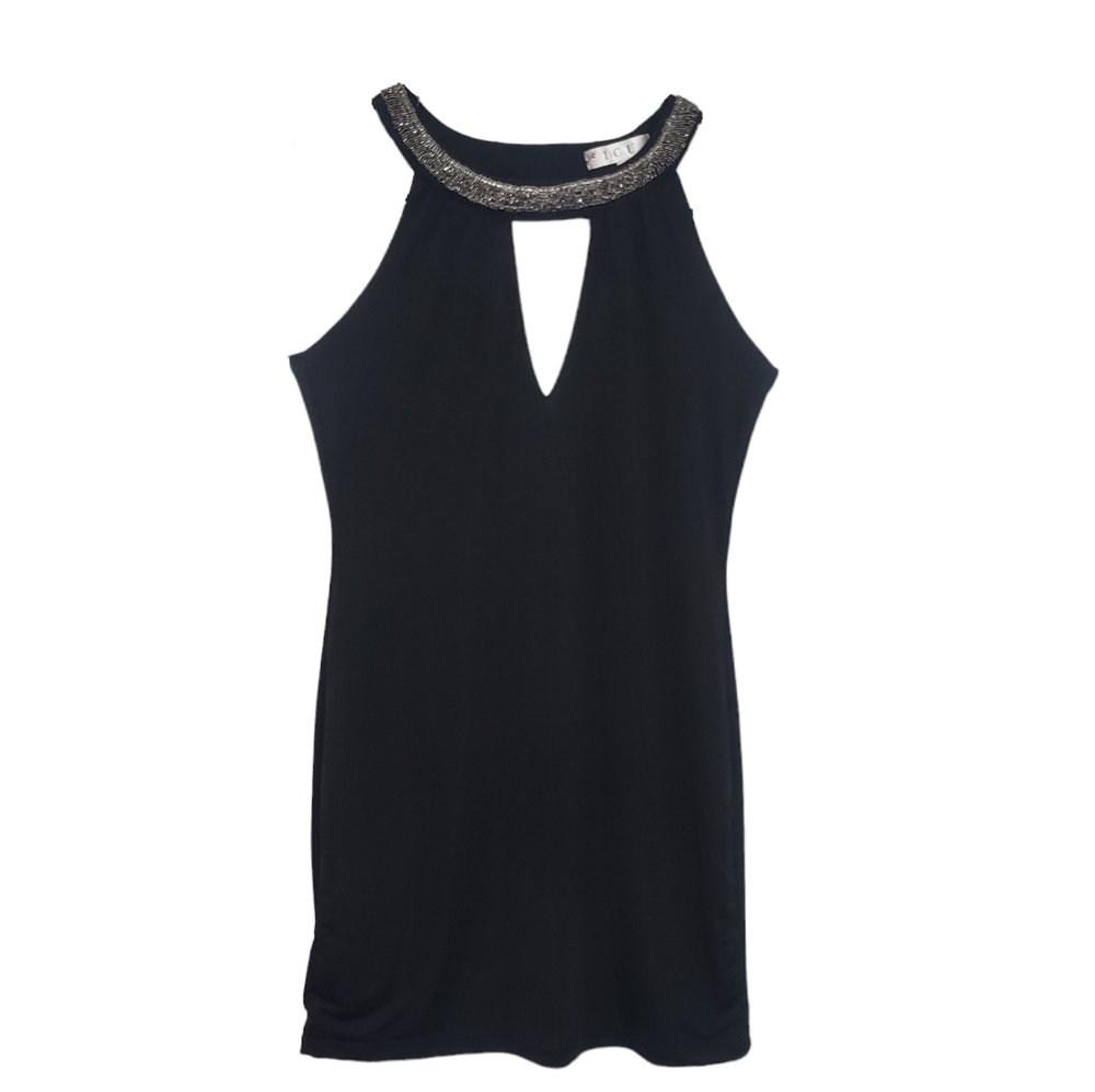 ICU Black Mini Dress Size Medium